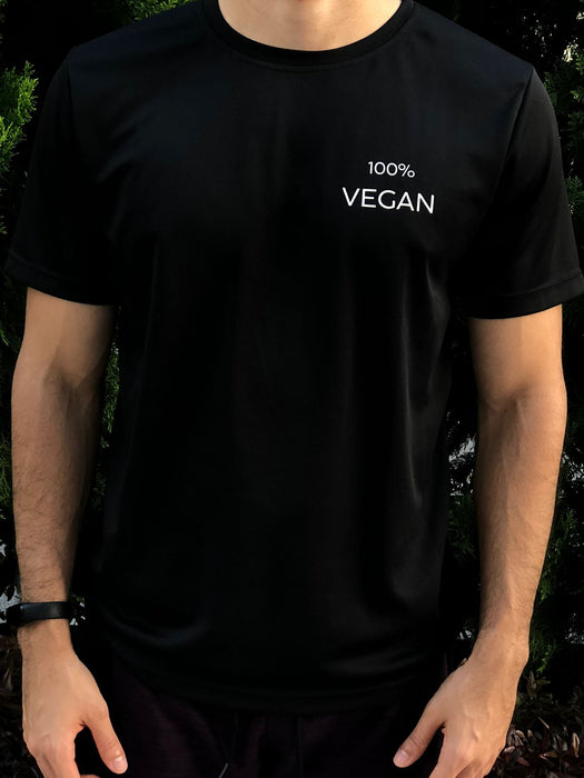 Camiseta Vegan Power Línea De Espalda