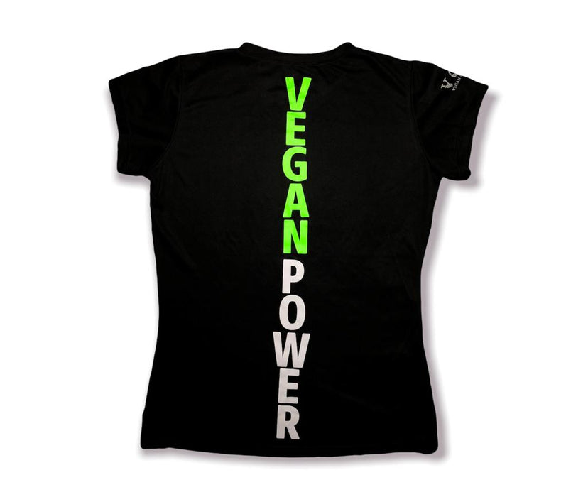 Camiseta Vegan Power Línea De Espalda