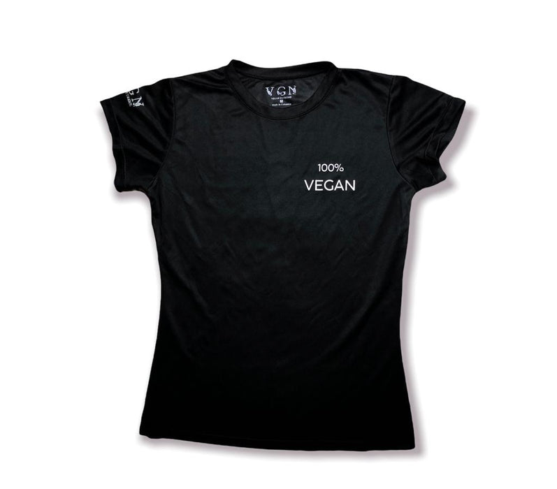 Camiseta Vegan Power Línea De Espalda